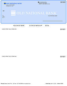 LASER TOP - OLD NATIONAL BANK