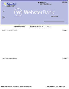 LASER TOP - WEBSTER BANK