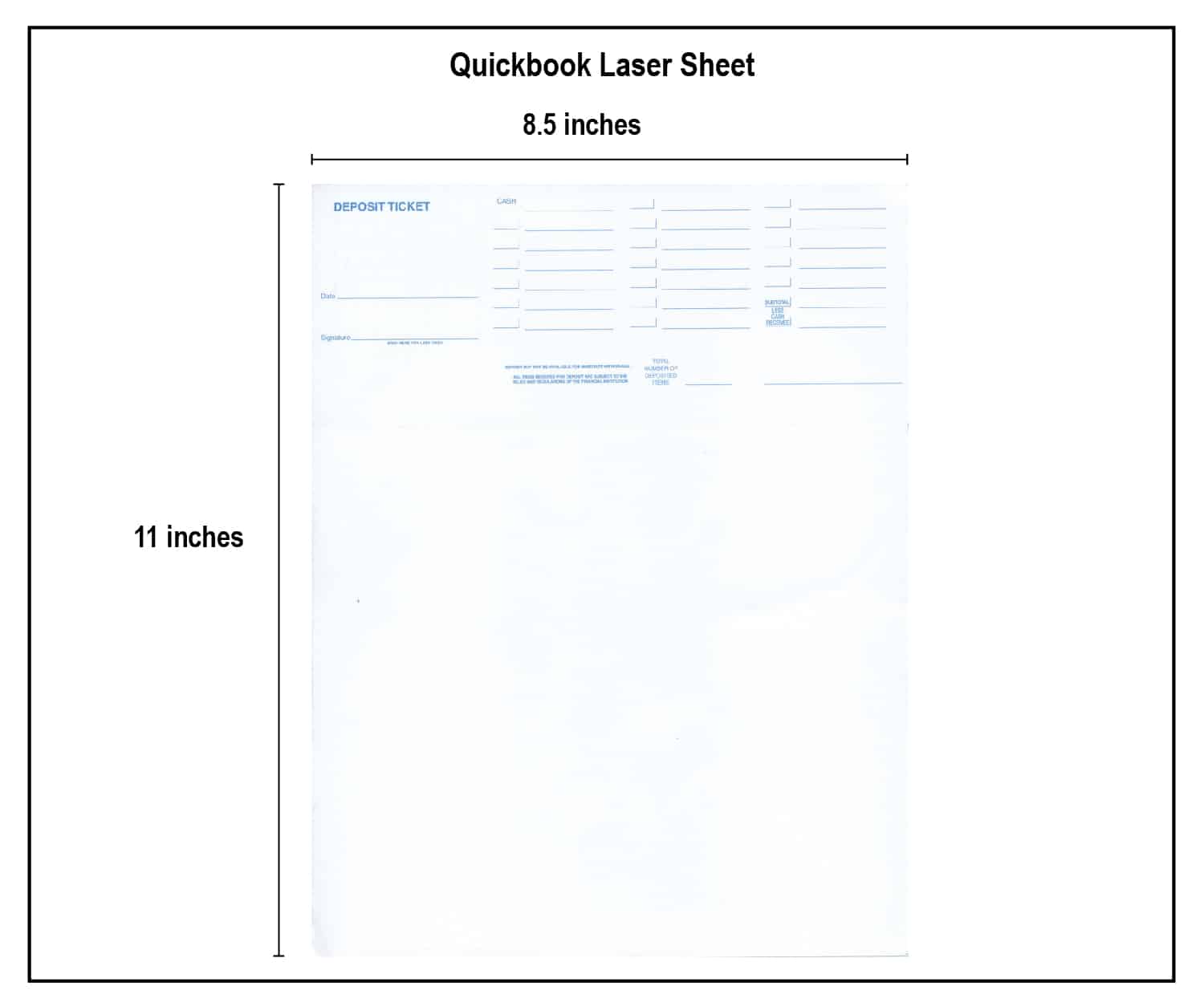 Quickbooks Laser Sheet